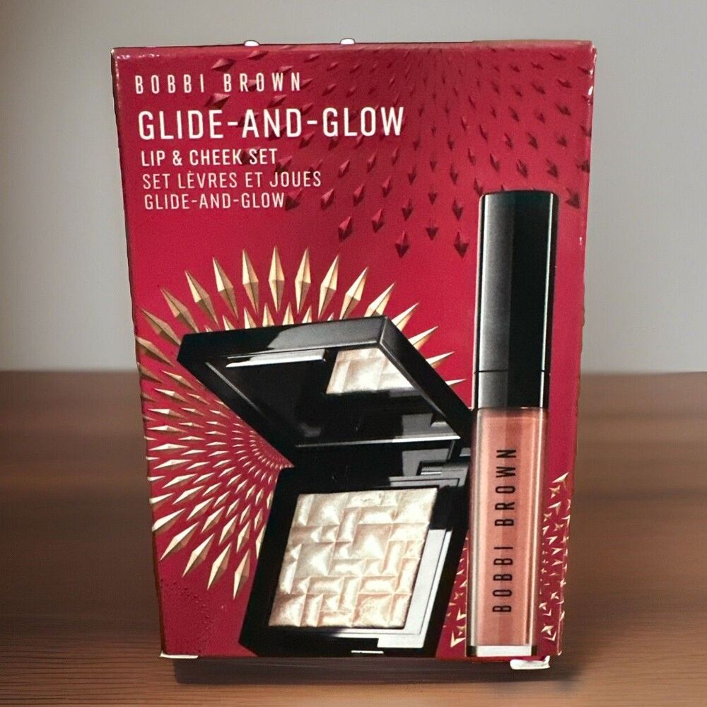 Bobbi Brown Glide-and-Glow Lip Gloss + Highlighter Set Holidays 2024 Edition